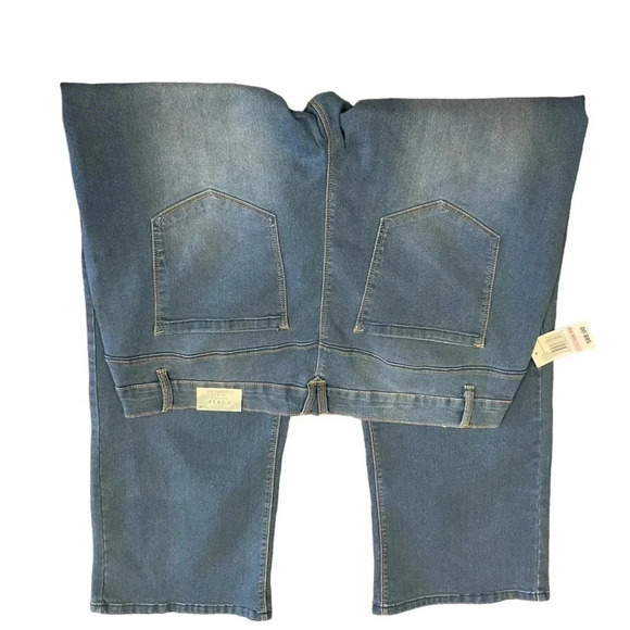 Curve Appeal Curve Creator Bootcut Straight Leg Jeans Size 22W - Picture 8 of 8